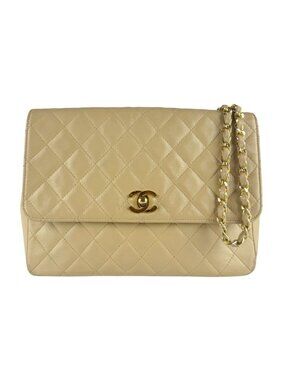Chanel Shoulder Bag Beige